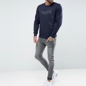 Φουτερ G-Star Raw Ootim R Sw Us Dk Naval Blue D05921-7809-8056