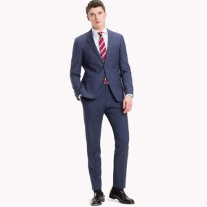 Κοστούμι Tommy Hilfiger Micro Check Pure Wool Suit TT0TT02775 425