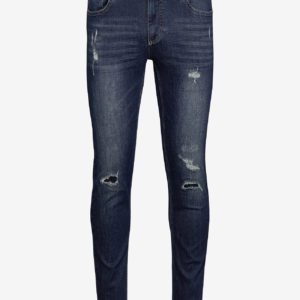 Παντελόνι τζιν Lindbergh 5 pocket jeans stretch – Slim jeans Rugged Ink Blue 30-020001