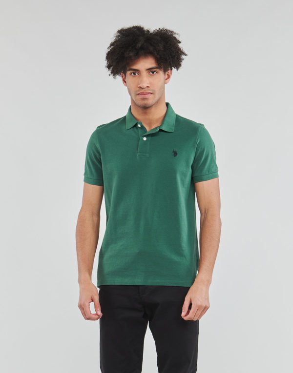 all about men ανδρικά ρούχα παπούτσια U.S. Polo Assn. Ανδρική μπλούζα Polo King 41029 Ehpd Polo S/S χακί 6142341-149