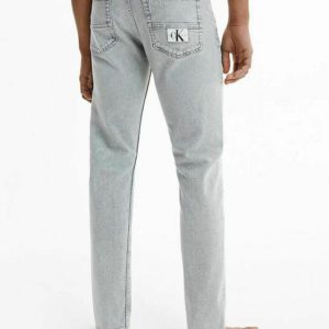 Calvin Klein Ανδρικό Παντελόνι Slim Taper μπλε J30J320451-1A4