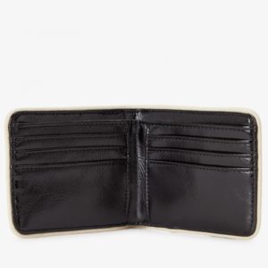 Fred Perry Ανδρικό Πορτοφόλι Classic Billfold Wallet Black-Ecru L3335-D57