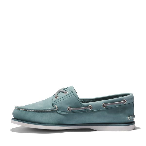 all about men ανδρικά ρούχα παπούτσια Timberland Ανδρικά Oxfords Classic Boat 2 Eye Teal TB0A2A5D-G99