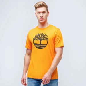 Timberland Ανδρικό T-shirt Kbec river tree tee Dark Cheddar TB0A2C2R-804