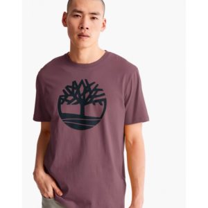 Timberland Ανδρικό T-shirt Kbec river tree tee Eggplant TB0A2C2R-G69