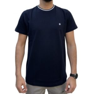 Dors Ανδρικό T-shirt with embroidery Dark Blue 1132028-C03
