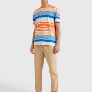 Tommy Hilfiger Ανδρικό T-shirt Tjm Summer Stripe Tee DM0DM13129-SE8