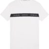 all about men ανδρικά ρούχα παπούτσια Calvin Klein Ανδρικό T-shirt Dynamic Ck Back Graphic Tee άσπρο J30J320624-YAF