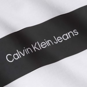 Calvin Klein Ανδρικό T-shirt Dynamic Ck Back Graphic Tee άσπρο J30J320624-YAF