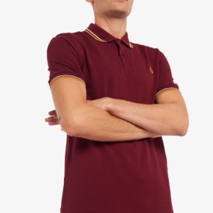 Fred Perry Ανδρική μπλούζα Polo Twin Tipped Shirt M3600-P20