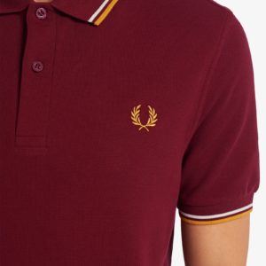 Fred Perry Ανδρική μπλούζα Polo Twin Tipped Shirt M3600-P20
