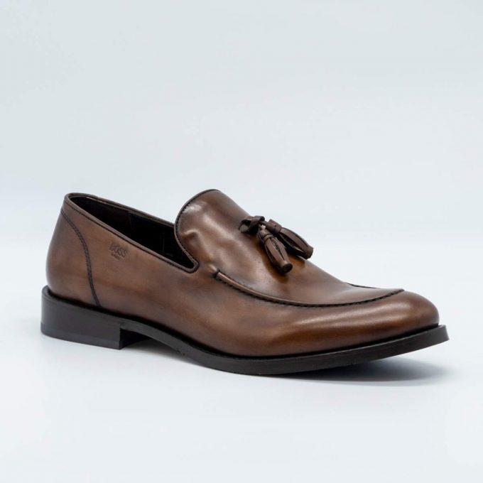 Boss Shoes Ανδρικά Oxfords Μοκασίνια Taba S6333-Taba Albeco