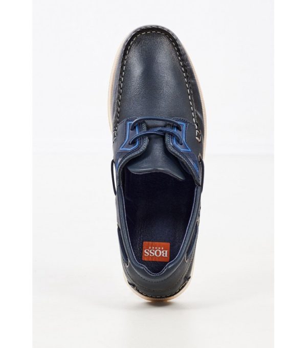 all about men ανδρικά ρούχα παπούτσια Boss Shoes Ανδρικά Oxfords Μοκασίνια boat shoes Navy Saxon SR320-Navy Saxon