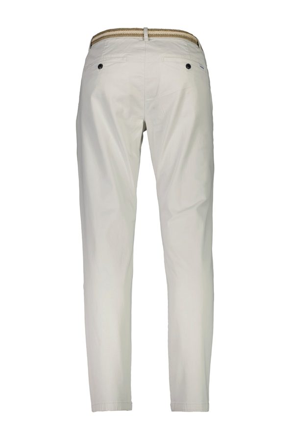 all about men ανδρικά ρούχα παπούτσια Lindbergh Ανδρικό Παντελόνι Superflex chino pants 30-005044B-Ecru