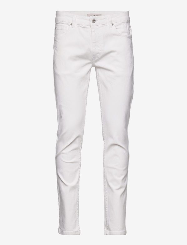 all about men ανδρικά ρούχα παπούτσια Lindbergh Ανδρικό Jeans παντελόνι Slim fit stretch - Slim 30-050002-WHI