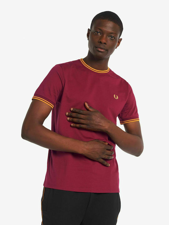 all about men ανδρικά ρούχα παπούτσια Fred Perry Ανδρικό T-shirt Twin Tipped M1588-A27