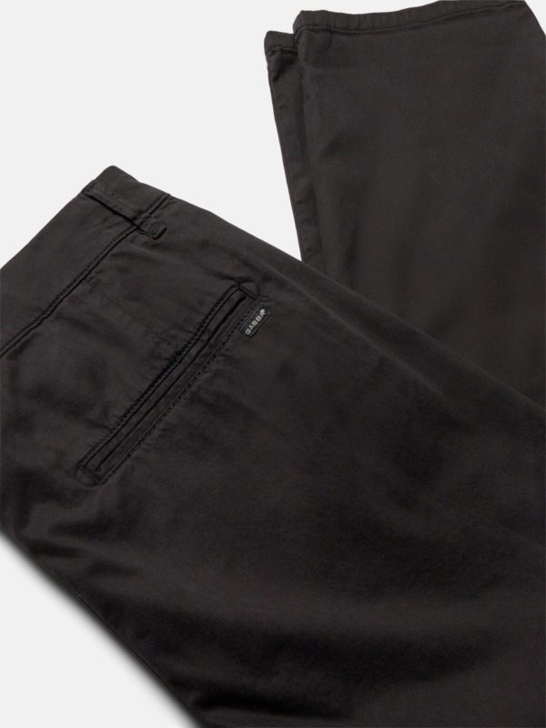 all about men ανδρικά ρούχα παπούτσια Gabba Ανδρικό Παντελόνι Firenze Cel - Ελαστικό P5923-Black