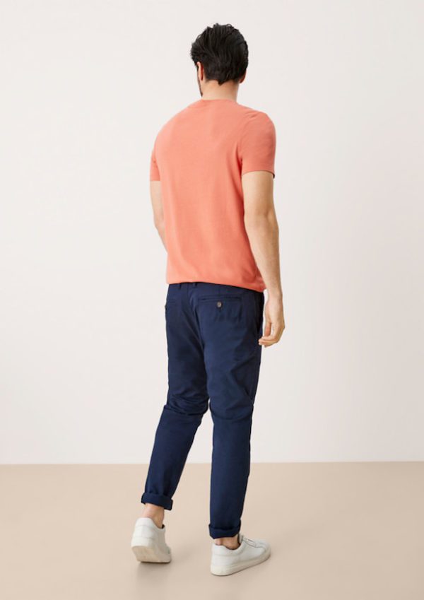 all about men ανδρικά ρούχα παπούτσια S.Oliver   Slim fit: Cotton twill chinos SO2111625-5978