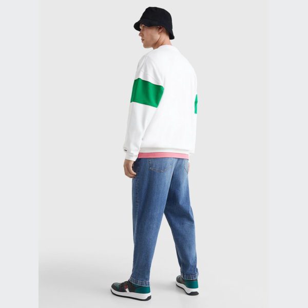 all about men ανδρικά ρούχα παπούτσια Tommy Hilfiger Ανδρικό Φούτερ TJM Reg Authentic Block Crew DM0DM15026-YBR