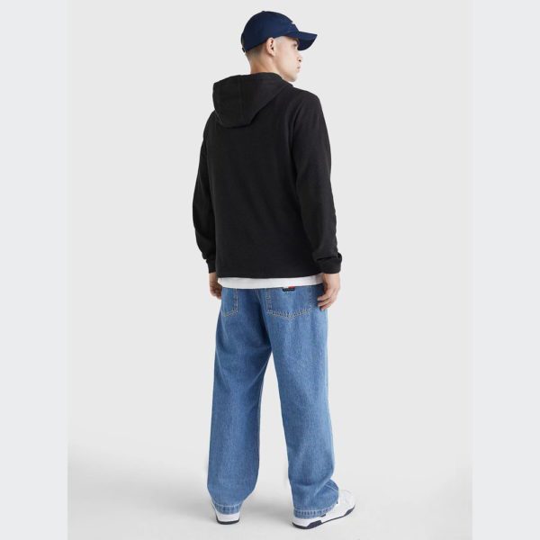 all about men ανδρικά ρούχα παπούτσια Tommy Hilfiger Ανδρικό Φούτερ με κουκούλα TJM Reg Waffle Hoodie DM0DM15040-BDS