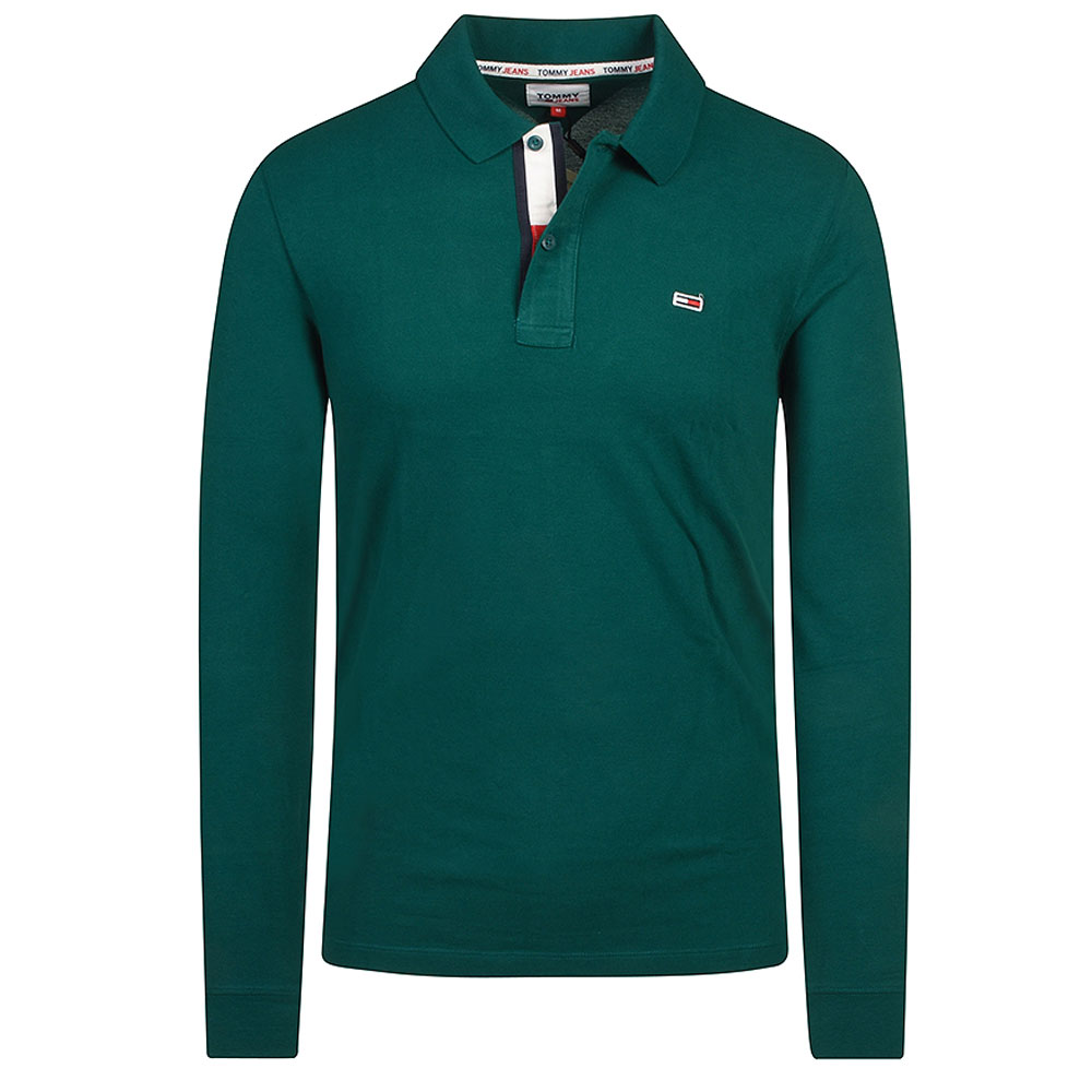 Tommy Hilfiger Ανδρική Μακρυμάνικη μπλούζα Polo TJM Slim Solid LS Polo DM0DM15077-L6O