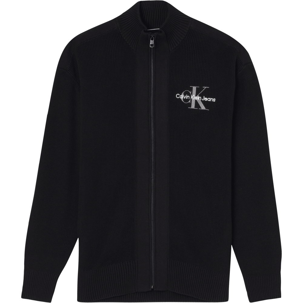 Calvin Klein Ανδρική Ζακέτα Monologo Zip-Through Sweater J30J321695-BEH