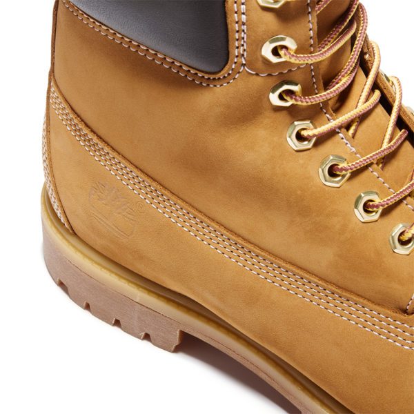 all about men ανδρικά ρούχα παπούτσια Timberland Ανδρικά Μποτάκια Premium Wheat Nubuck 6" in Waterproof Boot TB010061-713