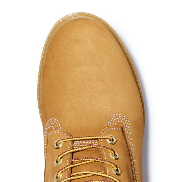 all about men ανδρικά ρούχα παπούτσια Timberland Ανδρικά Μποτάκια Premium Wheat Nubuck 6" in Waterproof Boot TB010061-713
