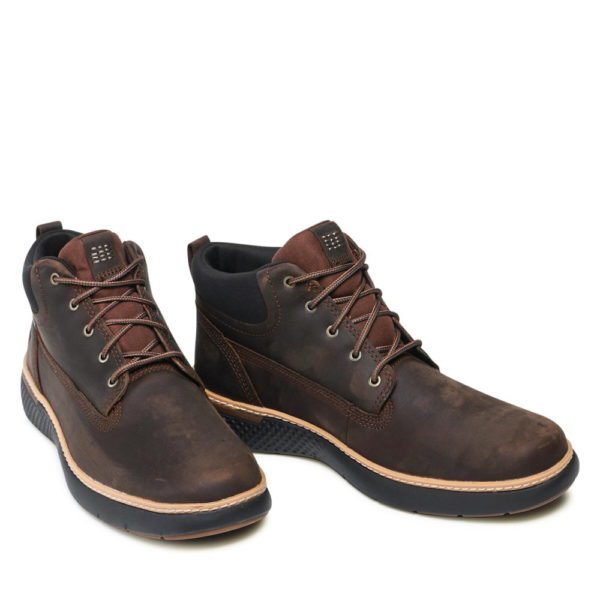 all about men ανδρικά ρούχα παπούτσια Timberland Ανδρικά Μποτάκια Cross Mark Gtx Chukka Dk Brown Full Grain TB0A1TQL-931