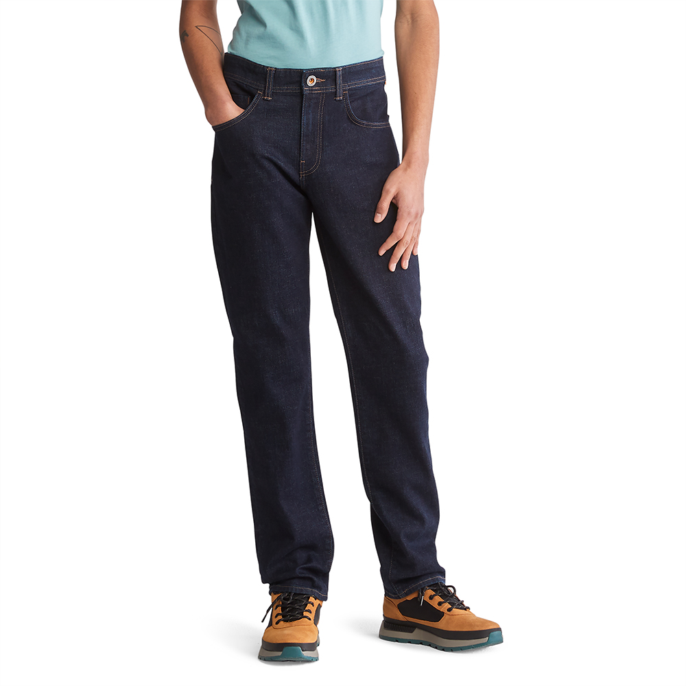 Timberland Ανδρικό Jeans παντελόνι Sargent Lake Stretch Core Indigo Denim Pant Slim Denim Rinse TB0A2C92-H87