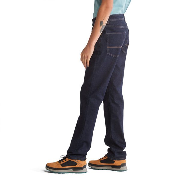 all about men ανδρικά ρούχα παπούτσια Timberland Ανδρικό Jeans παντελόνι Sargent Lake Stretch Core Indigo Denim Pant Slim Denim Rinse TB0A2C92-H87