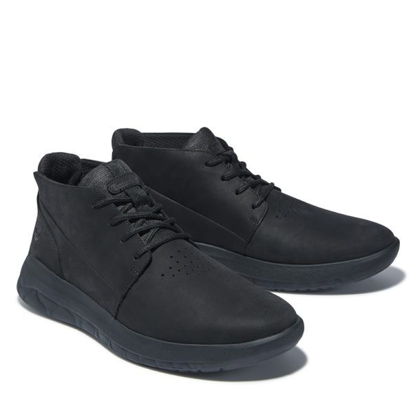all about men ανδρικά ρούχα παπούτσια Timberland Ανδρικά Μποτάκια Bradstreet Ultra Chukka Black Nubuck TB0A2GVE-001