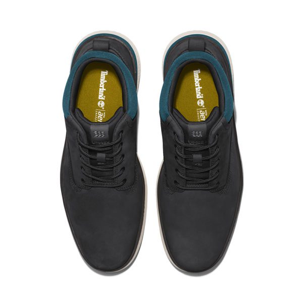 all about men ανδρικά ρούχα παπούτσια Timberland Ανδρικά Μποτάκια Cross Mark Chukka Black Nubuck W Blue TB0A433N-001