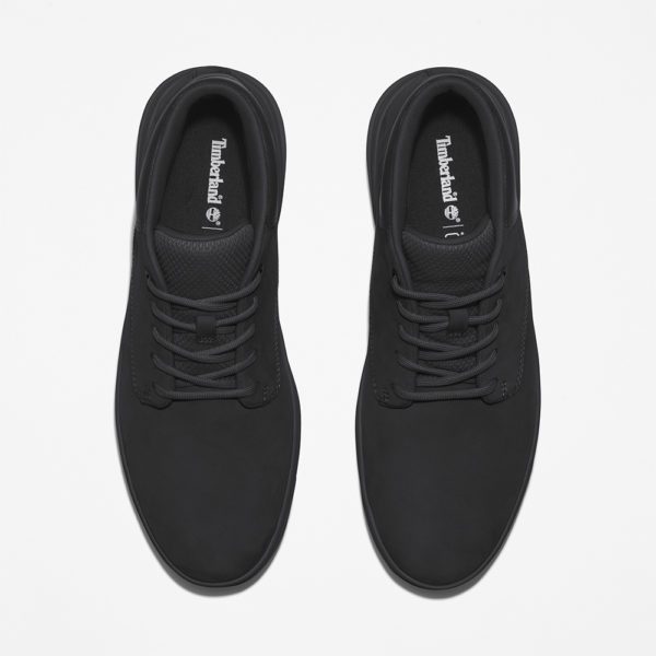 all about men ανδρικά ρούχα παπούτσια Timberland Ανδρικά Μποτάκια Seneca Bay Chukka Black Nubuck Jet Black Barefoot Buffed TB0A5S5M-015