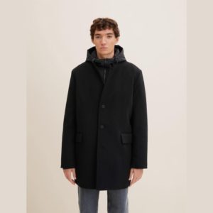 all about men ανδρικά ρούχα παπούτσια Tom Tailor Ανδρικό Παλτό Woolen coat with thick lining 1032441-29999