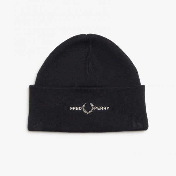 all about men ανδρικά ρούχα παπούτσια αξεσουάρ Fred Perry Ανδρικός Σκούφος Graphic Beanie C4114-102