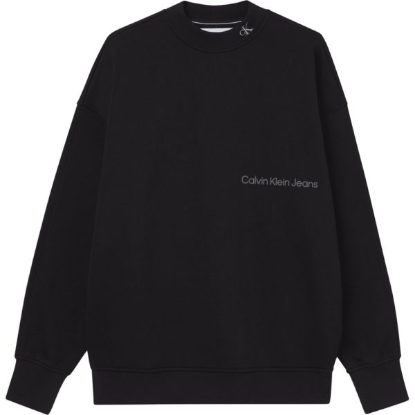 all about men ανδρικά ρούχα παπούτσια Calvin Klein Ανδρικό Φούτερ Off Placed Institutional Cn J30J321902-BEH