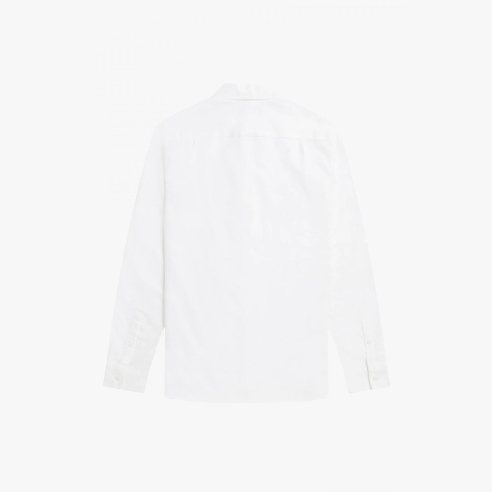 Fred Perry Ανδρικό Πουκάμισο Oxford Shirt M4686-100 White