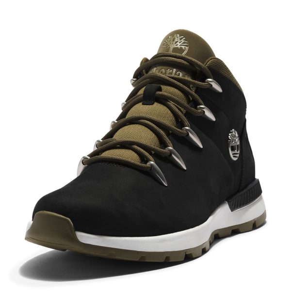 all about men ανδρικά ρούχα παπούτσια Timberland Ανδρικά Μποτάκια Sprint Trekker Mid Black Nubuck TB0A2GR1-015