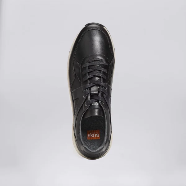 all about men ανδρικά ρούχα παπούτσια Boss Shoes Ανδρικά Sneakers  UV420-Black Burn μαύρο