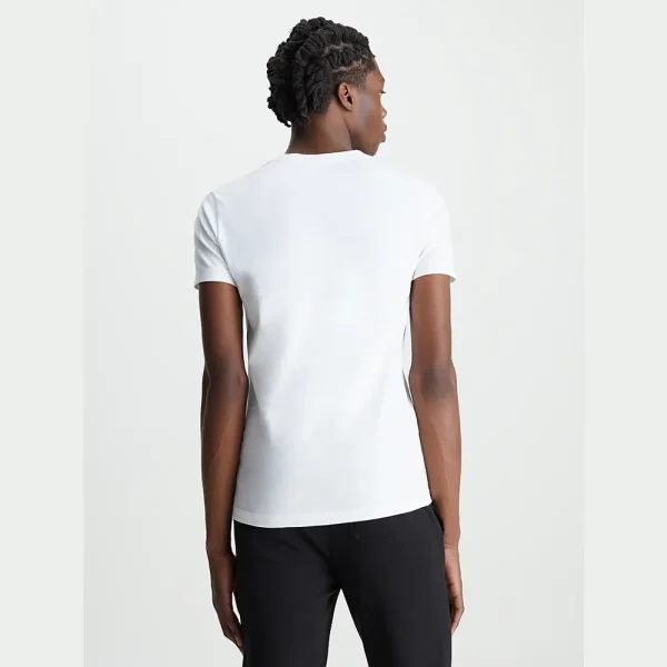 all about men ανδρικά ρούχα παπούτσια Calvin Klein Ανδρικό T-shirt Ck Essential Slim Tee J30J314544-YAF άσπρο
