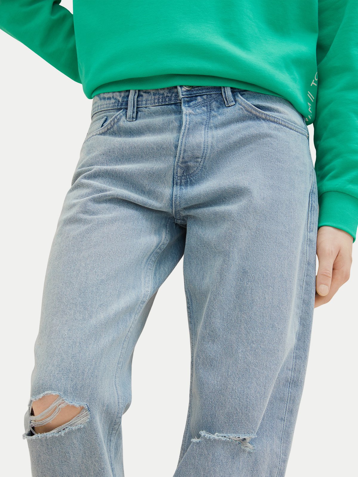 Tom Tailor Ανδρικό Jeans παντελόνι DENIM TOM TAILOR Loose Fit 1034858 10121 Μπλε