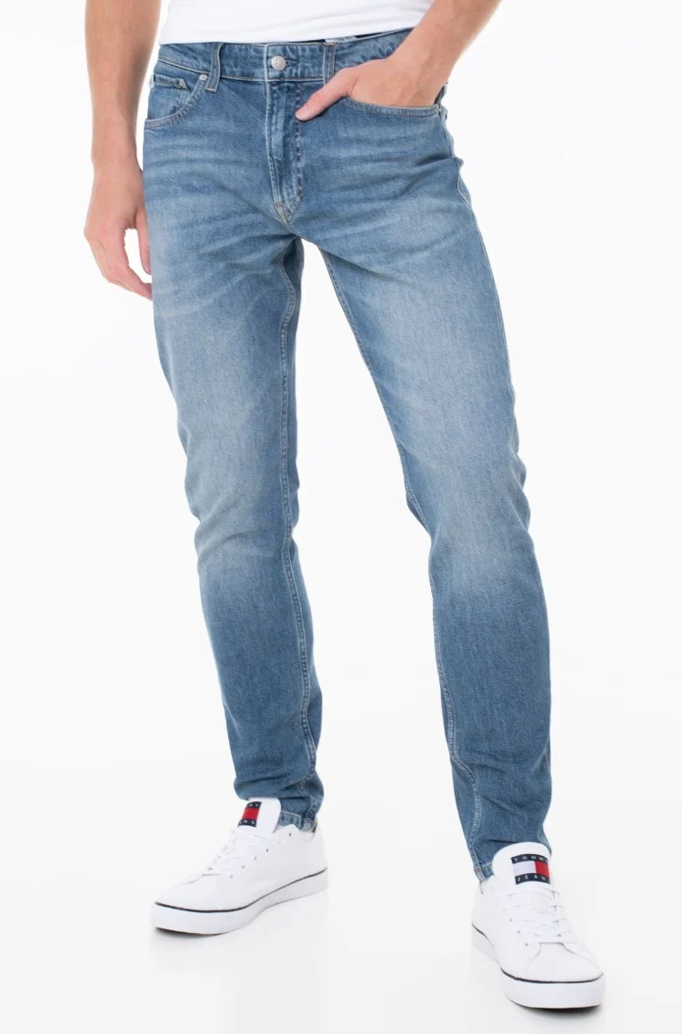 Calvin Klein Ανδρικό Slim Taper Jeans παντελόνι J30J322796-1A4 Μπλε