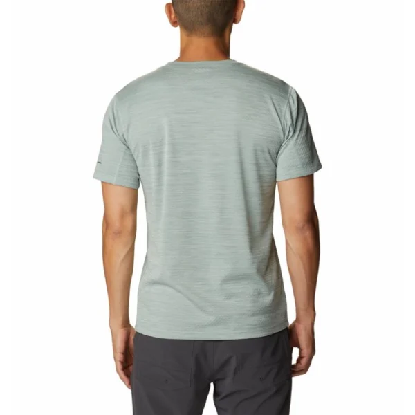 all about men ανδρικά ρούχα παπούτσια Columbia Ανδρικό T-shirt Zero Rules Short Sleeve Shirt AM6084-350 πράσινο