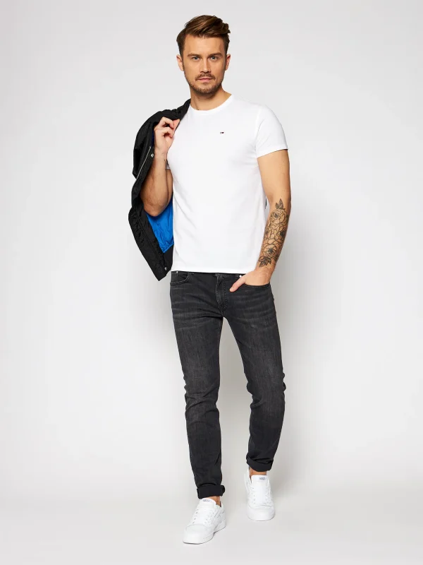 all about men ανδρικά ρούχα παπούτσια Tommy Hilfiger Ανδρικό T-shirt Tjm Original Jersey Tee DM0DM04411-100 White