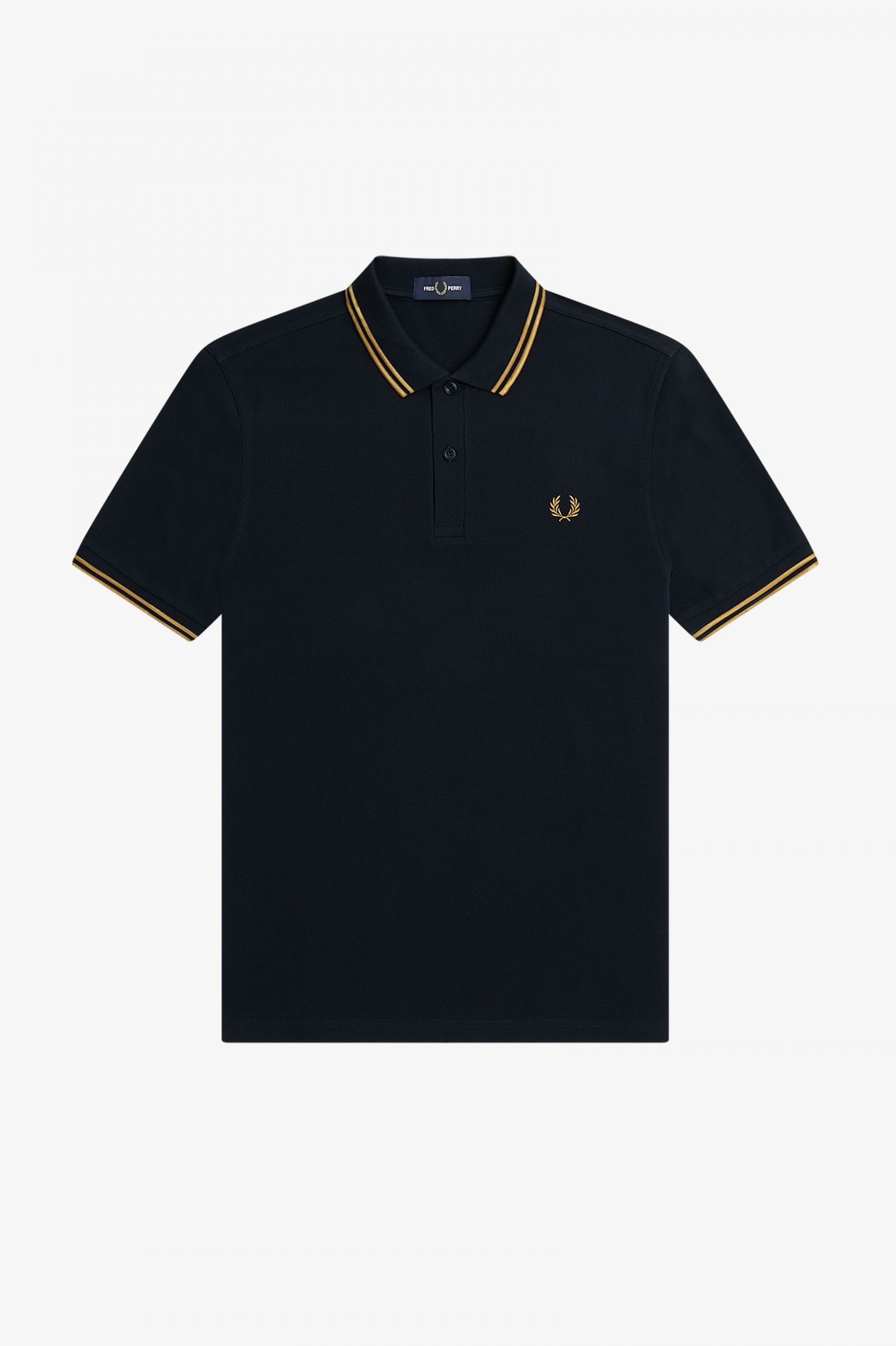 Fred Perry Ανδρική μπλούζα Polo Twin Tipped Fred Perry Shirt M3600 R63 Μπλε