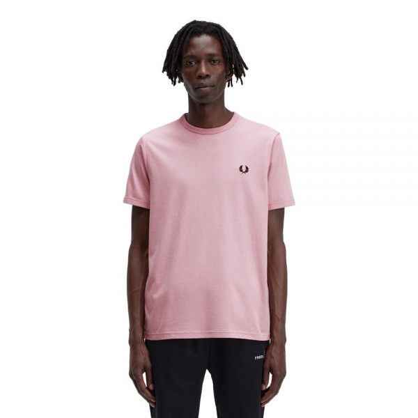 Fred Perry Ανδρικό Ringer T-shirt M3619 Chalky Pink R51