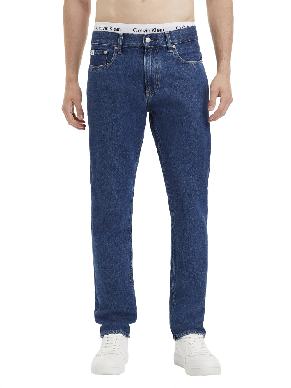 Calvin Klein Authentic Straight Jeans παντελόνι J30J322795-1BJ Μπλε Σκούρο
