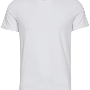 all about men ανδρικά ρούχα παπούτσια Casual Friday Ανδρικό T-shirt David crew neck t-shirt 20503063-50104 άσπρο