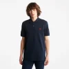 all about men ανδρικά ρούχα παπούτσια Timberland Ανδρικό Κοντομάνικο Polo Pique Short Sleeve Polo TB0A26N44-331 Dark Sapphire